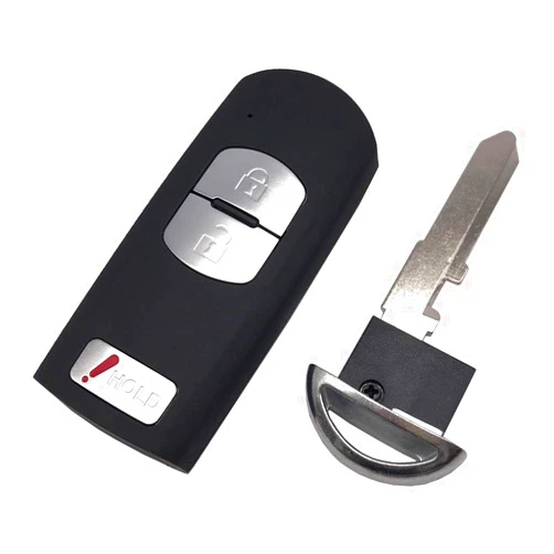 BTOZRF Replacement Key Fob Case Shell Fit for Mazda 3 CX-3 CX-5 WAZSKE13D01 662F-SKE13D01 Keyless Entry Remote Car Key Housing Casing Outer Cover Repair (1)