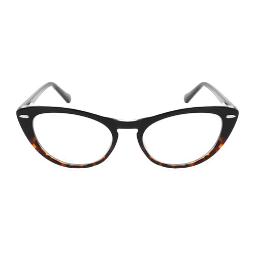 EDGEIWEAR Anti Blue Light Cat Eye Reading Glasses with Plastic Frame for Digital Eye Strain Fatigue Relief and Better Sleep