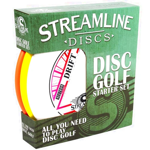 Streamline Discs 3-Disc Premium Disc Golf Starter Set (Colors and Models May Vary)