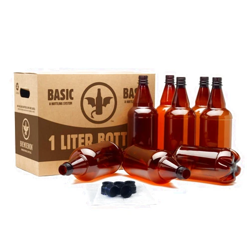 BrewDemon Basic 8 Bottling System (1-Liter) - Holds 2 Gallons of your favorite carbonated beverages.