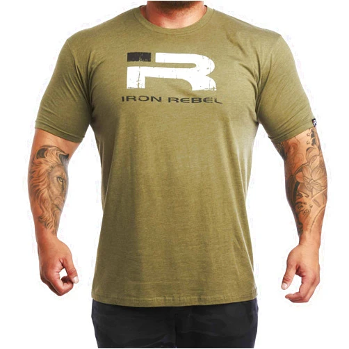 Iron Rebel Forged Workout Shirts for Men & Women | Breathable Cotton Poly Mix | Short Sleeve Athletic Fit