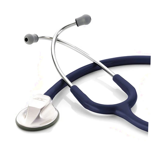 ADC 615N Adscope Model 615 Platinum Sculpted Clinician Stethoscope with Tunable AFD Technology, Navy