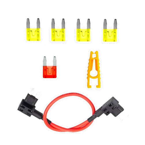 XYWZV TIPM Bypass Cable, Fuse Adapter Fuse Holder,Repair Fuel Pump Relay Bypass Cable Compatible with Dodge Ram 1500 2500 3500 Jeep Chrysler VW 2007-2016, 14AWG Wire/20AMPs Replace CBWPR091AA