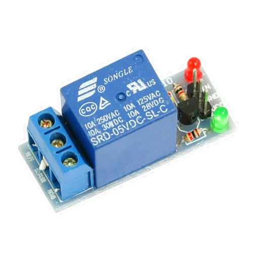 FXPCGZISH Blue SRD-05VDC-SL-C Control Electrical 1 Channel Low Level DC 5V Coil Power Relay Module