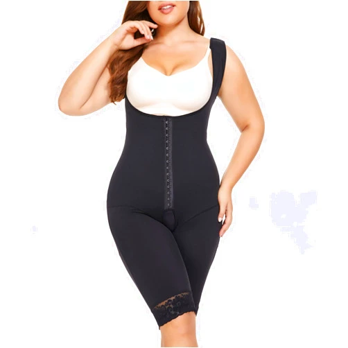 EESIM Shapewear for Women Tummy Control Fajas Colombianas High Compression Body Shaper Butt Lifter Plus Size Shapewear