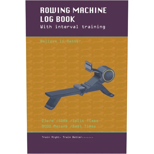 NAHFROG PUBLICATIONS Rowing Machine Training Journal with interval training:: Keep track of all your Training workouts on water or indoor rowing, Great for Concept 2 (C2) rowing machines