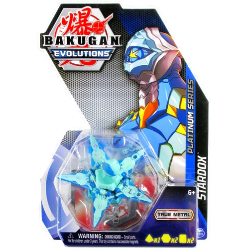 Bakugan Evolutions 2022 Platinum Series Die-cast Geogan Aquos Stardox