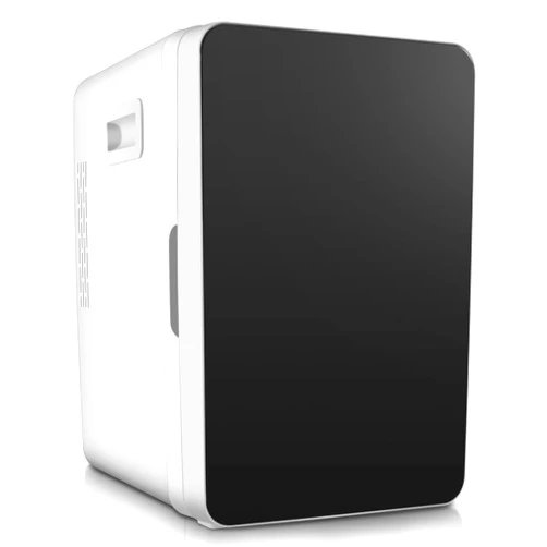 Homdox Mini Fridge, 20L Portable Cooler Warmer Refrigerators, 60W Small Refrigerator, AC/DC Compact Skincare Fridge for Skincare, Foods, Medications, Bedroom, Office & Car, Black