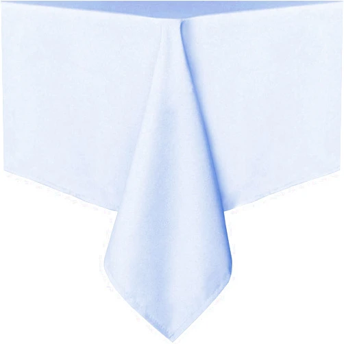 CV Linens RCZ Decor Dusty Blue Polyester Square Tablecloth Overlay - 54