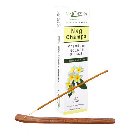 VIMOKSHA Aromatic-Incense-Sticks-135-Pcs-With-Incense-Holder-240-Gram-Low-Smoke-Charcoal-Free-Natural-Relaxing-Aromatherapy-Nag-Champa