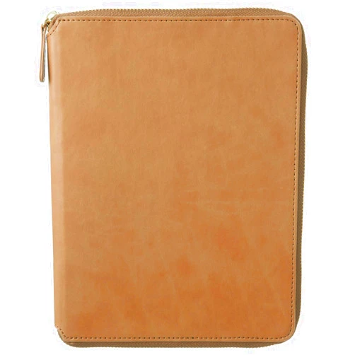 Laconic LDC10-370BR Notebook Cover A5 Round Zipper Brown