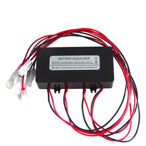Midzooparts Battery Equalizer HA02 Battery Balancer for 4pcs 12V Battery Connected in Series for 48V Battery System Solar System