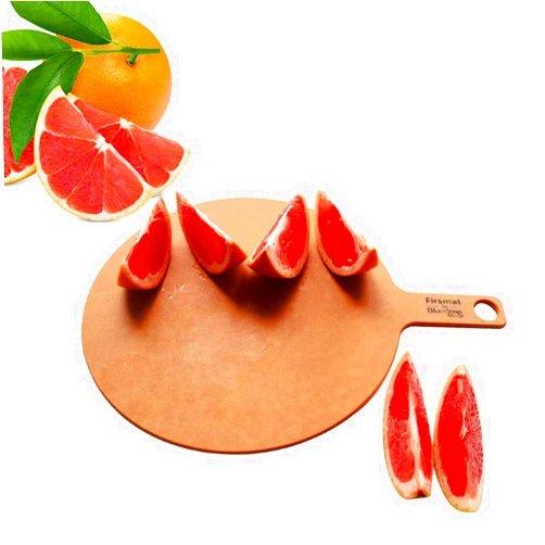 Firsmat Wood Fiber Pizza Board Serving Cutting Plate for Kitchen Fruits Vegetables Cheese Chopping Board 10 inches Round