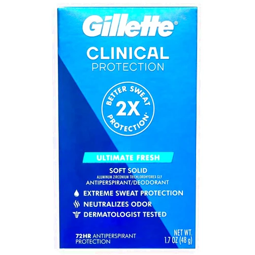 Gillette Ultimate All Day Fresh, Multicolor, 1.7 Ounce