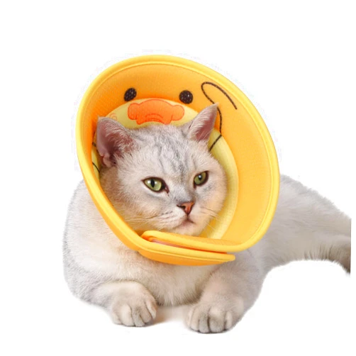 WZ PET Cat Recovery Collar Cone,Adjustable Cat Cone Collar Soft,Cone for Cat after Surgery,Kitten Cone,Small