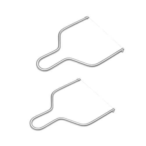 HIFFION Cheese Slicer & Cheese Cutter Stainless Steel Cheese Slicers with Wire | Cheese Slicer for Block Cheese & Butter Slicer - 2PCS