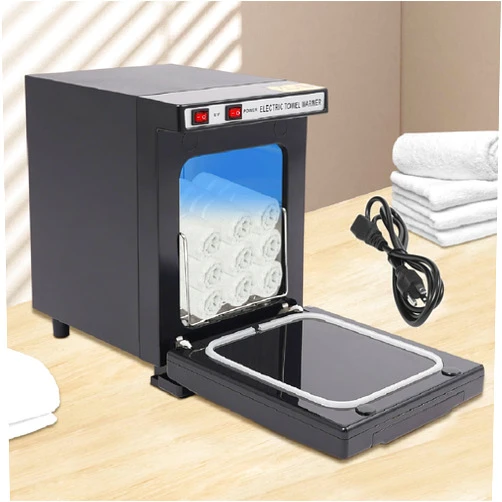 Pinelicorn 2-in-1 Towel Warmer Cabinet, 5L Hot Towel Warmers, Towel Heater for Facial Spa, Esthetician, Hair Beauty, Salon (Black)