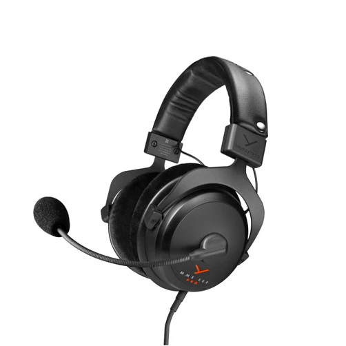 beyerdynamic MMX 300 PRO Closed Gaming Headset with Stellar.45 Driver and Condenser Microphone, Wired Gaming Headset Suitable for PC, Gaming Console, PS, Switch. Handmade in Germany, Black