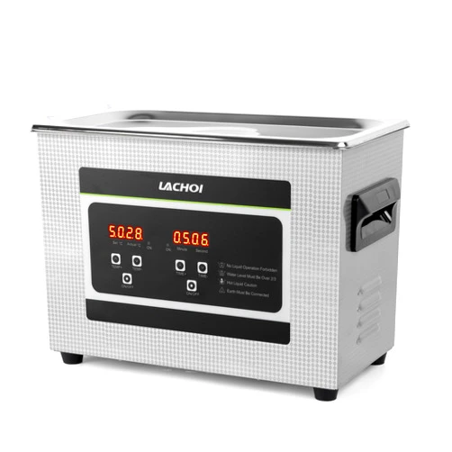 LACHOI 4.5L Jewelry Cleaner with Heater&Timer 40kHz 1.2 gal Digital Sonic Cleaner Ultrasonic Cleaner Ultrasonic parts cleaner Machine for Jewelry Watch Ring Coin Diamond Glasses Lab Ultrasonic Cleaner