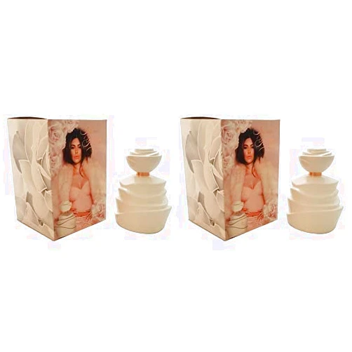 Kim Kardashian Fleur Fatale EDP Spray for Women, Floral Woody Musk, 3.4 Fl Oz (Pack of 2)
