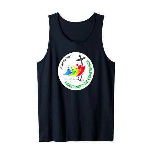 VISITE NOSSA LOJA - Jubileu Católico 2025 (PORTUGUESE) Jubileu Católico 2025 – Peregrinos da Esperança Tank Top