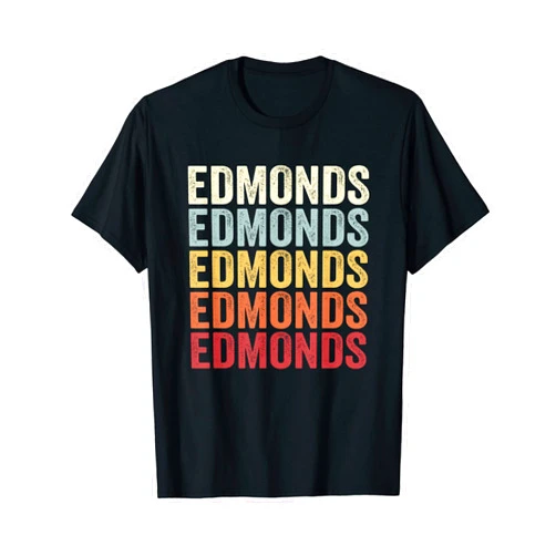 Edmonds Washington Edmonds WA Retro Vintage Text T-Shirt