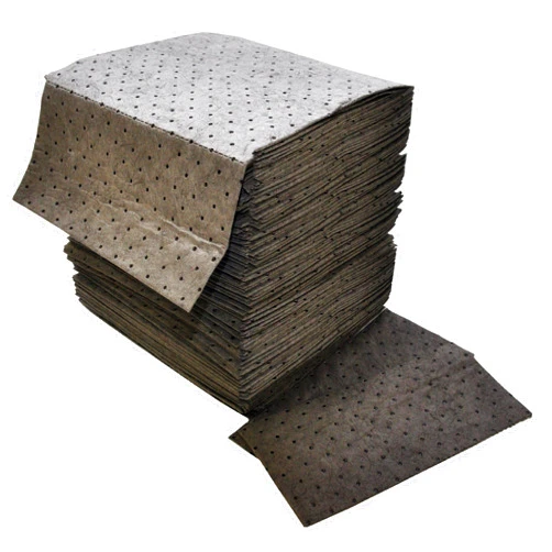 NPS Spilfyter Spilfyter DB-75 Gray Universal Sorbent MRO Double Weight Absorbent Pad, 18