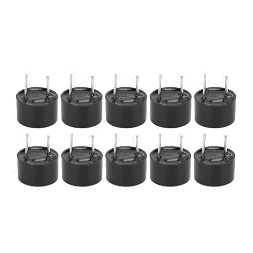 Yuecoom 10pcs DC 3V Active Piezoelectric Buzzer Active Buzzer Alarm Sealed Waterproof Electronic Buzzer Alarm Electromagnetic Beeper 9x6MM 9x5.5MM