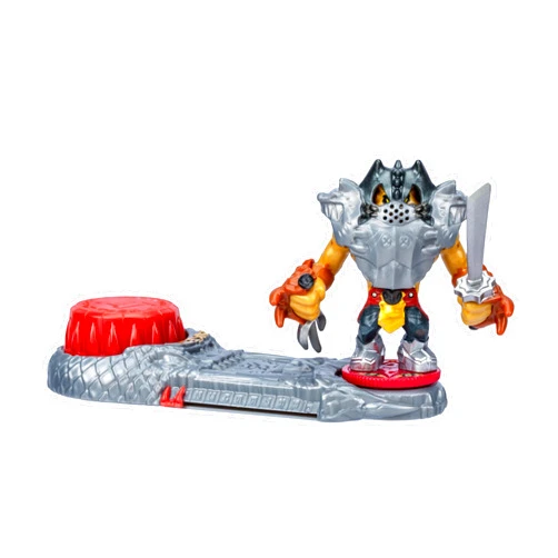 Akedo Legends of Akedo Ninja Bosses, Golden Lion Prideheart, 3 Inch Tall Battling Warrior Figure with 360˚ Attack Spin Action, Double Defense Armor Pops Off When Struck, 2 New Ninja Bosses to Collect
