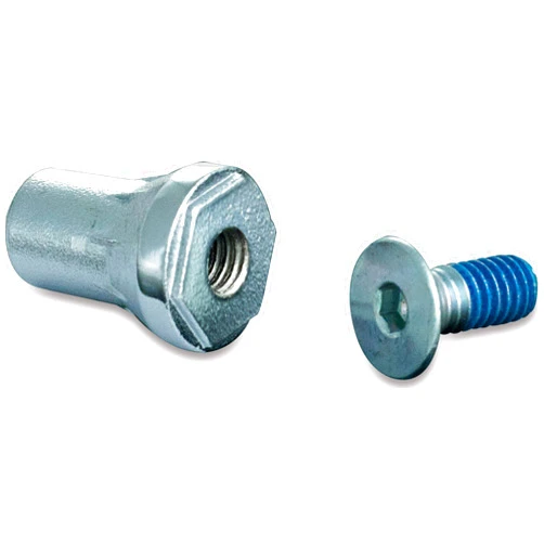 Kuryakyn 4376 Motorcycle Foot Control Component: Replacement Tapered Peg Mount with Screw