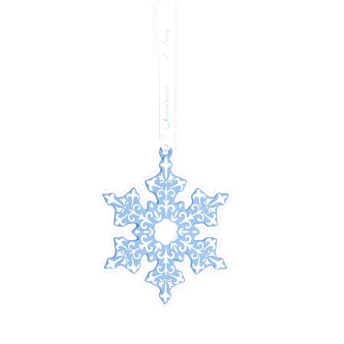 Wedgwood Christmas Snowflake Ornament, 4.2