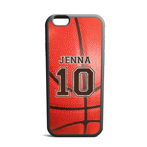 CodeiCases Compatible/Replacement Case Cover with Basketball Design and Custom Name and Number for iPhone 5/5s/SE