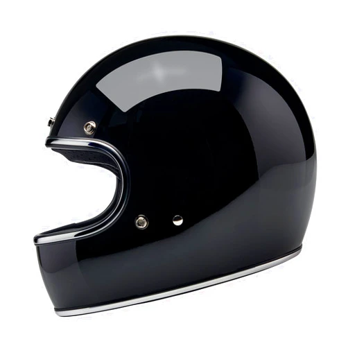 Biltwell Gringo Gloss Black ECE R22.06 Motorcycle Helmet