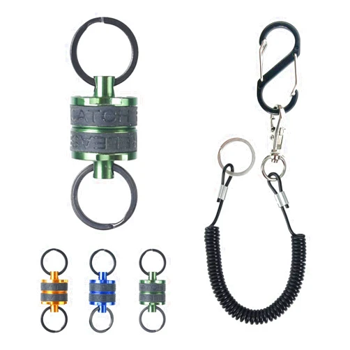 M MAXIMUMCATCH Maxcatch Magnetic Fly Fishing Net Release Holder Retractor with Carabiner Clip and Lanyard