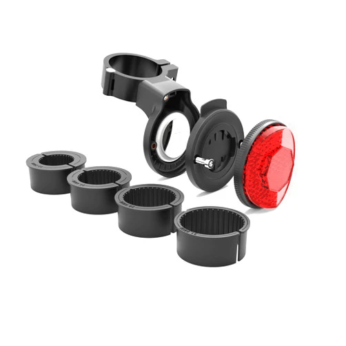 CQ Bike Airtag Holder, Hidden Airtag Bike Mount, Discreet Air Tag GPS Tracker Bike Seatpost Reflector Mount - Anti-Theft Bike Security Accessory for MTB, Road Bikes, Electric Bicycles, Scooters