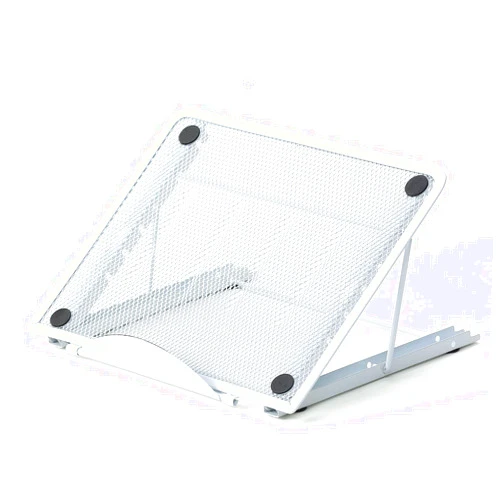 Ymeibe Ergonomic Laptop Tablet Stand Metal Mesh Ventilated Desktop Adjustable Computer Holder Riser Compatible with Apple MacBook Air Pro Dell XPS HP Samsung Lenovo More Laptops up to 16
