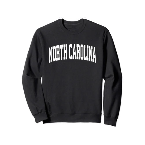 North Carolina Hoodies & Sweatshirts North Carolina Crewneck Sweatshirt Sports College Style Gift Sweatshirt