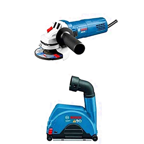 Bosch Small Angle Grinder with Small Angle Grinder Dust Collection Attachment