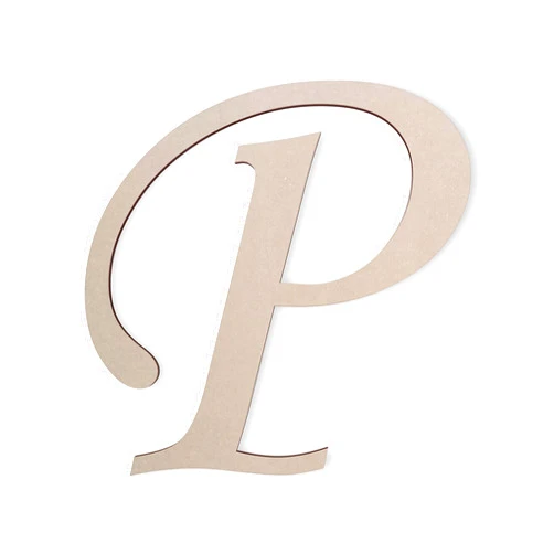 Jess and Jessica Wooden Letters by Jess and Jessica Cursive Wood Letter for Wall Decor Various Sizes Premium Quality & Durable Smooth Laser Cut Unfinished Design Ideal for Wall, Nursery & Crib, DIY Crafts