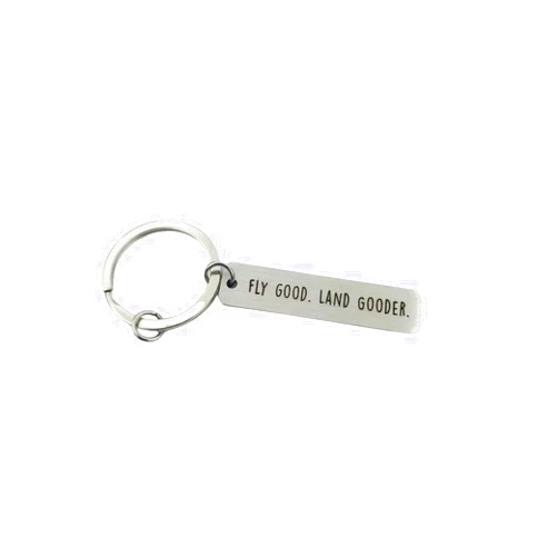Marble Bear Pilot Keychain, Airplane Keychain, Fly Good Land Gooder, Gift for Pilot Stocking Stuffers, Pilot Gifts Aviation Men, Flight Attendant Essentials Women, Future Pilot Gifts for Men Wings