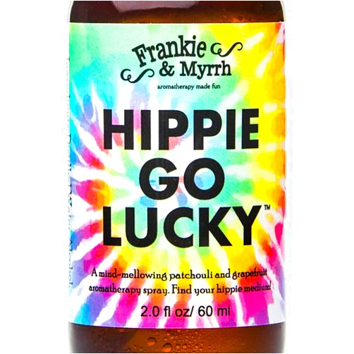 Frankie & Myrrh Hippie Go Lucky - Patchouli & Grapefruit Oil Perfume/Cologne | Earthy, Musky Freshwater Aromatherapy Spray for Relaxing Stimulation and Energy | Room, Linen and Body Mist