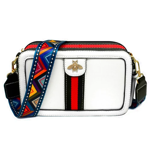 Beatfull Designer Bee Crossbody Purse for Women PU Leather Shoulder Handbag Camera Clucth