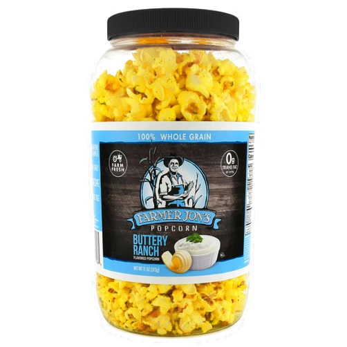 Farmer Jon's Buttery Ranch Popcorn, 11oz of Gourmet Popped Popcorn