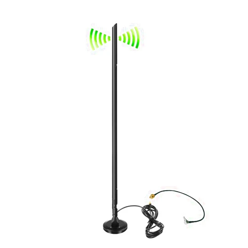 CHHLIUT GSM 3Ghz 4G LTE 18dBi High Gain External Magnetic Antenna Booster Amplifier WLAN Router & Modems Network Connector(TS9/SMA)