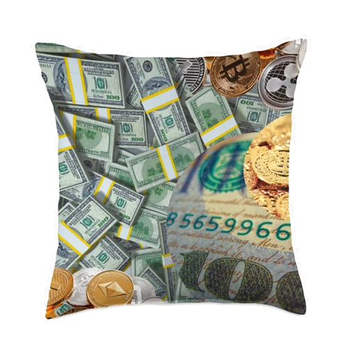 IMotiv8e Publishing CashCush Throw Pillow
