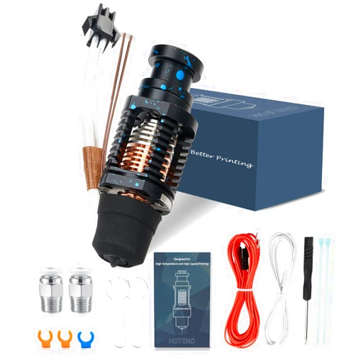ZOTUES CHC V6 Hotend All-Metal 24V: Compatible with Voron 0.1/2.4 Prusa i3 Mini/MK2/MK2S/MK3/MK3S/MK3S+/e3d V6 Hot End Complete Kit