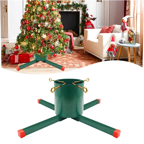 ALLJIANKANG Christmas Tree Base Stand, Christmas Tree Stand, Christmas Tree Holder Stand for Real Tree, Large Christmas Tree Base up to 9ft Real Trees for Xmas Tree Home Decoration