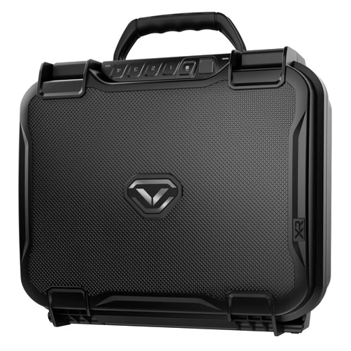 VAULTEK LifePod XR Series Biometric Weatherproof Locking Case Modular Interior Secure Rugged Portable Electronic LockBox with Backlit Keypad (Special Edition Covert Black)