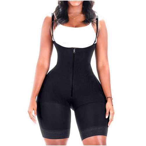 BLING SHAPERS Women Mid Thigh Shapewear Post Surgery Fajas Colombianas Levanta Cola