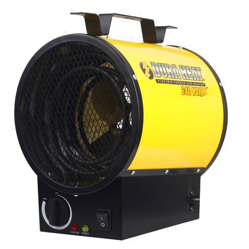 Dura Heat 240V Garage Overheat Protection Electric Forced Air Heater, Medium, Yellow